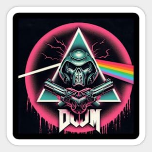 Doom Pink Floyd Crossover Sticker